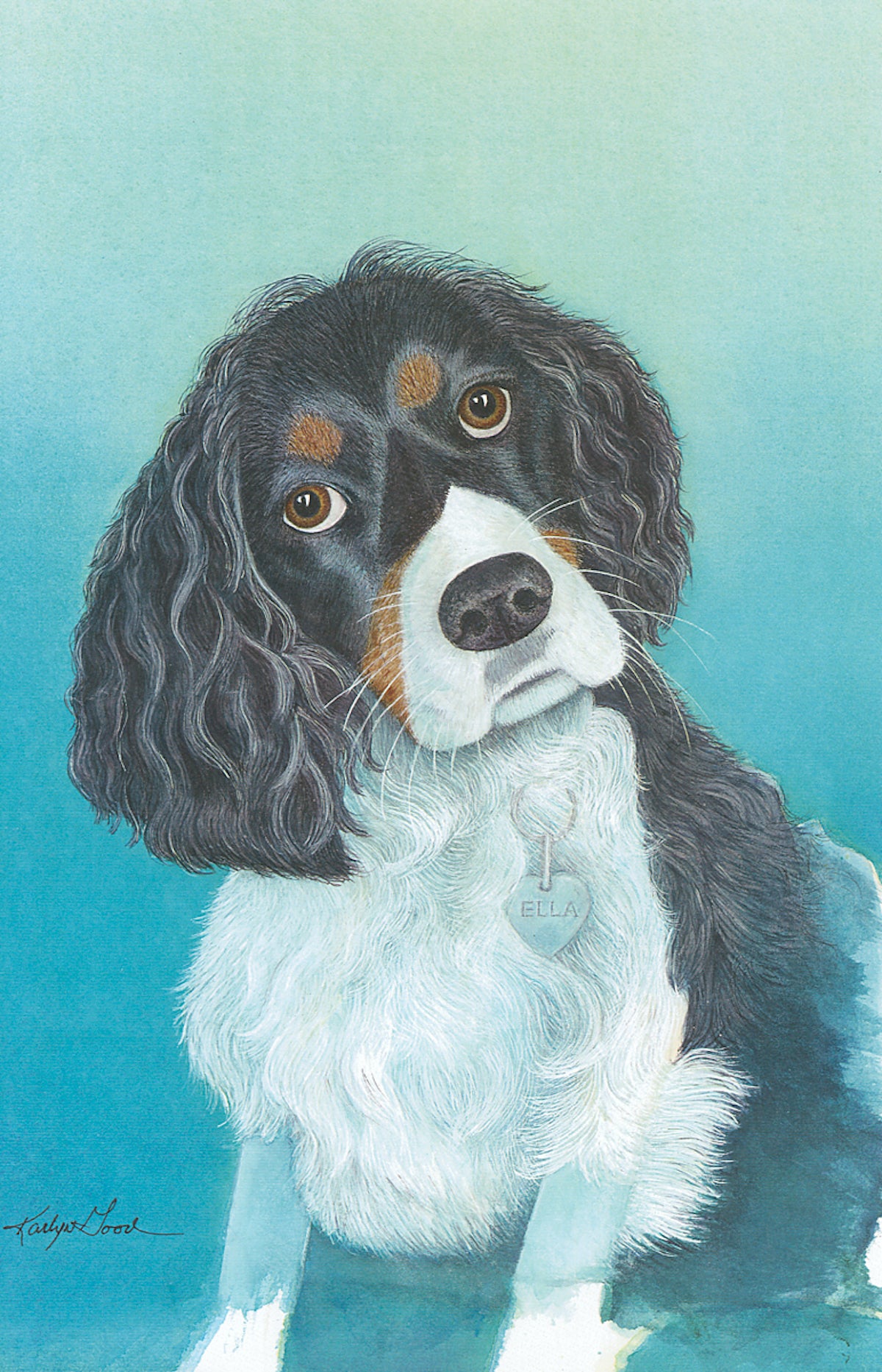 Commission Pet Portrait in Color (Pastels)